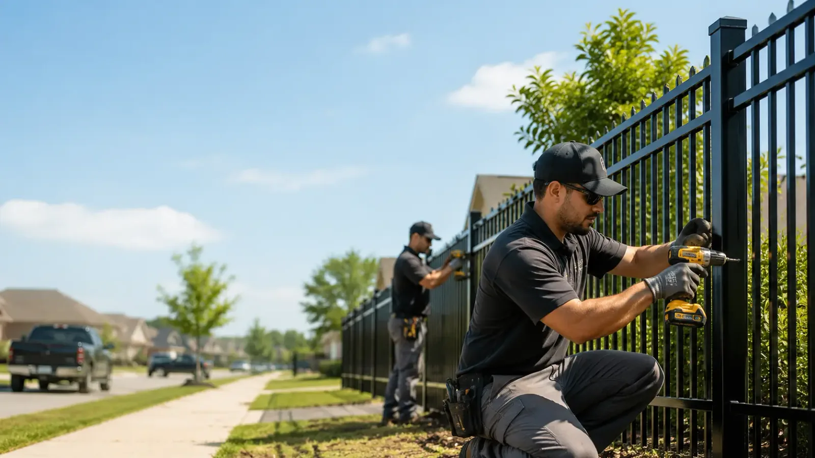 Metal Fence Installation in Blackwater, VA
